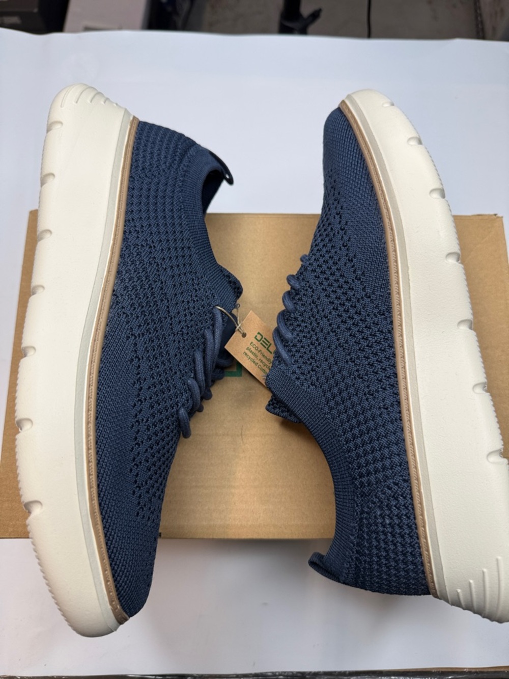 DELO Go Green Men's Lounge Oxford Shoes- Size 8.5M - Picture 7 of 10